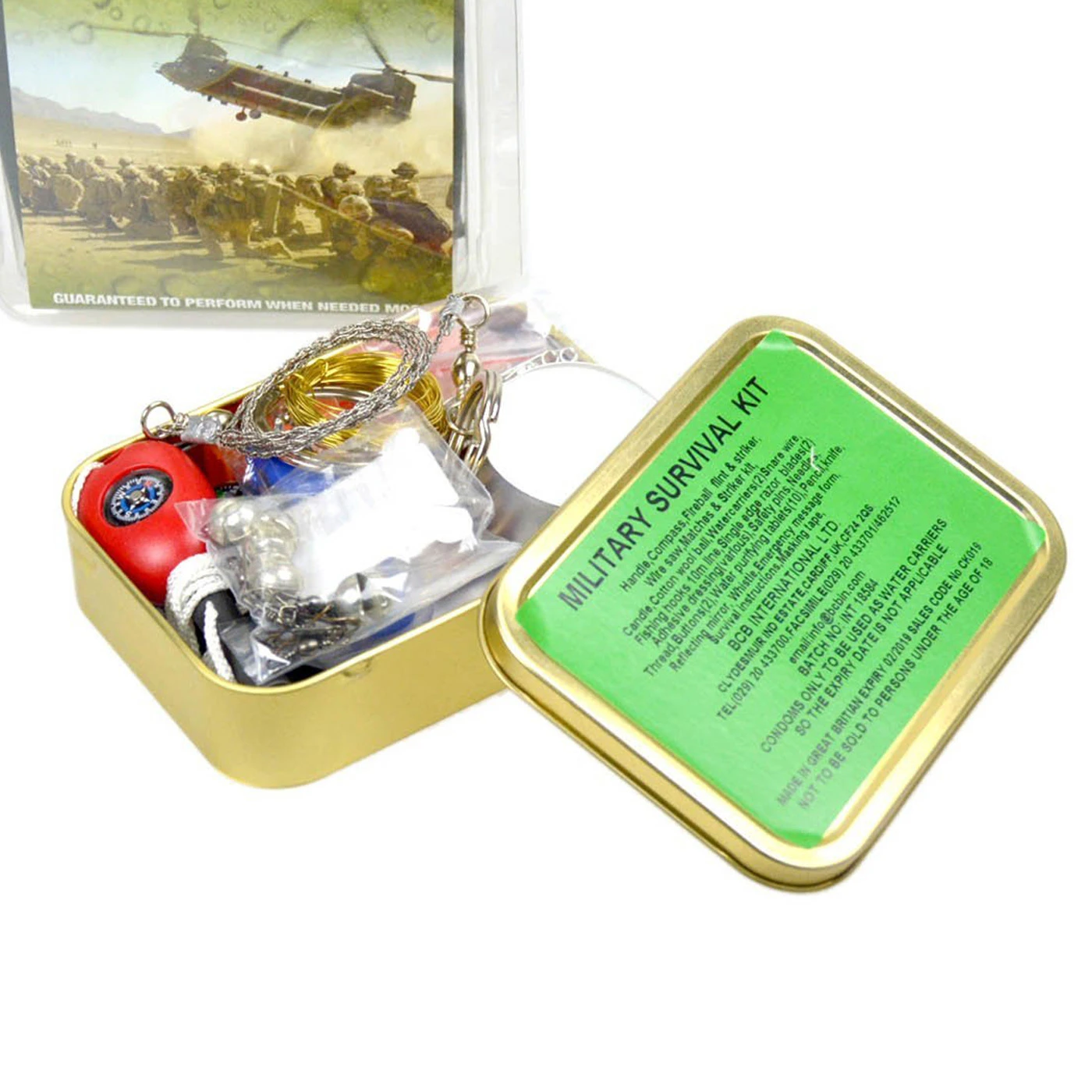 BCB International Military Survival Kit | 22 Items - Image 2