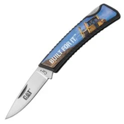 Caterpillar 'Built-For-It' Lockback Folding Knife