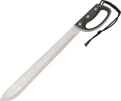 Rite Edge Trekker Machete 18" Stainless Sawback Bl