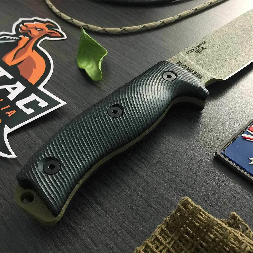 ESEE 6 Fixed Blade Knife (Dark Earth Blade / Black - Image 5