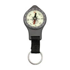 Explorer Keyring Compass | 4" Overall, Nylon Lanya