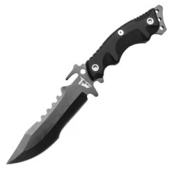Frost Cutlery Black Bowie ABS Knife | 10" Overall,