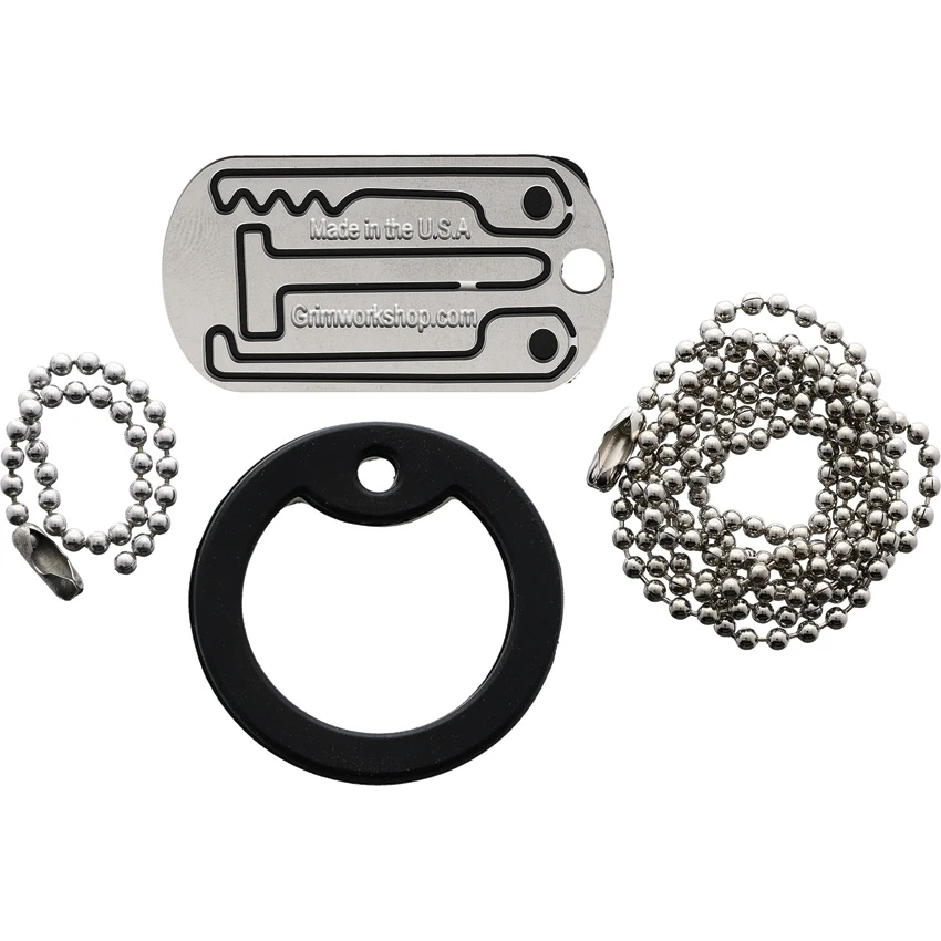 Grim Workshop Lock Pick Dog Tag Tool GRITAG004 - Image 4