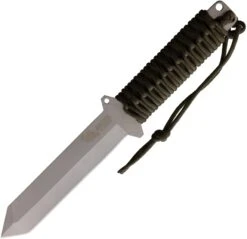 Linton Cutlery Cord Wrapped Tactical Tanto Fixed B