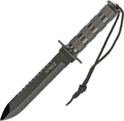 Jungle Master Survival Knife Black | Hollow Handle