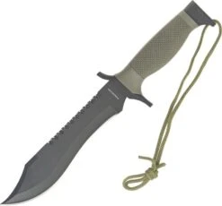 Jungle Commander Combat Survival Knife W/ Molded P
