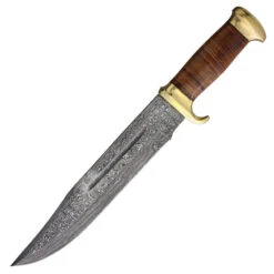 Marbles Captain Bowie Fixed Blade Knife | Damascus