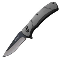 MTech Granite Button Lock Folding Knife (Grey)