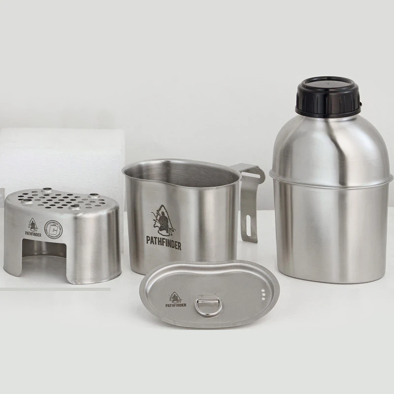 Pathfinder Canteen Cooking Set | 1153ml, Stainless - Image 4