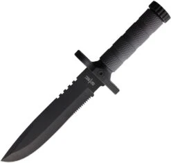 S-TEC Survival Knife Black STT22188BK2