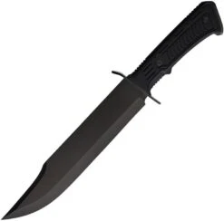 S-TEC Midnight Bowie Tactical Fixed Blade Knife W/