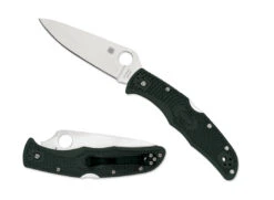 Spyderco Endura 4 Black Folding Knife | 8.75" Over