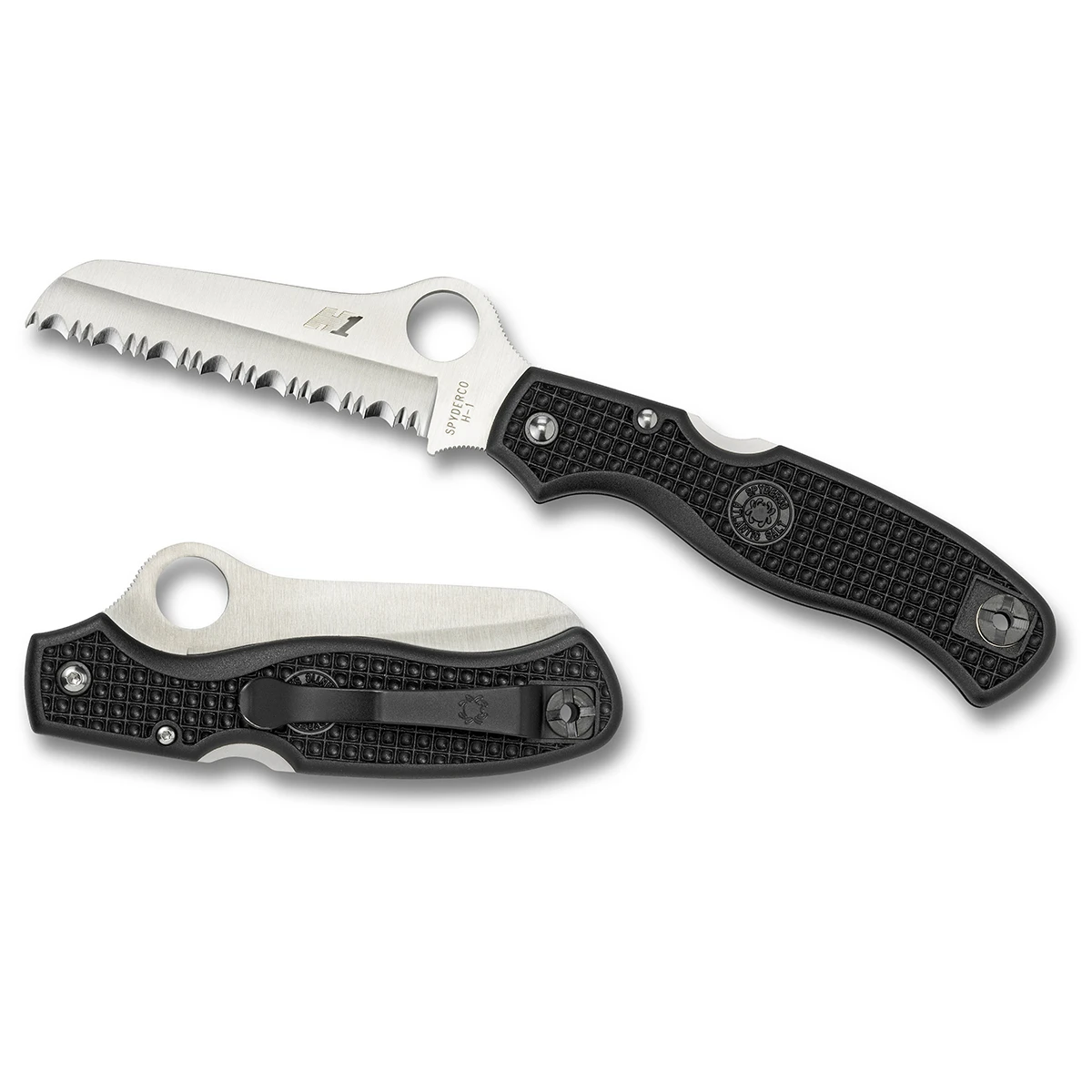 Spyderco Atlantic Salt Rescue Lightweight Black FR